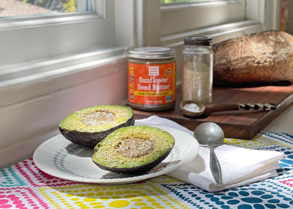 avocado and sunflower seed butter