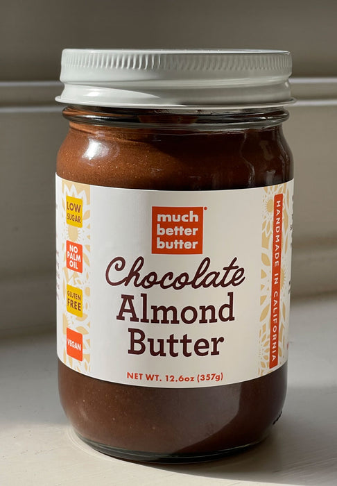 Large Chocolate Almond Butter-Stone Ground